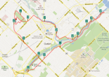 15 kilometer run in Guelph